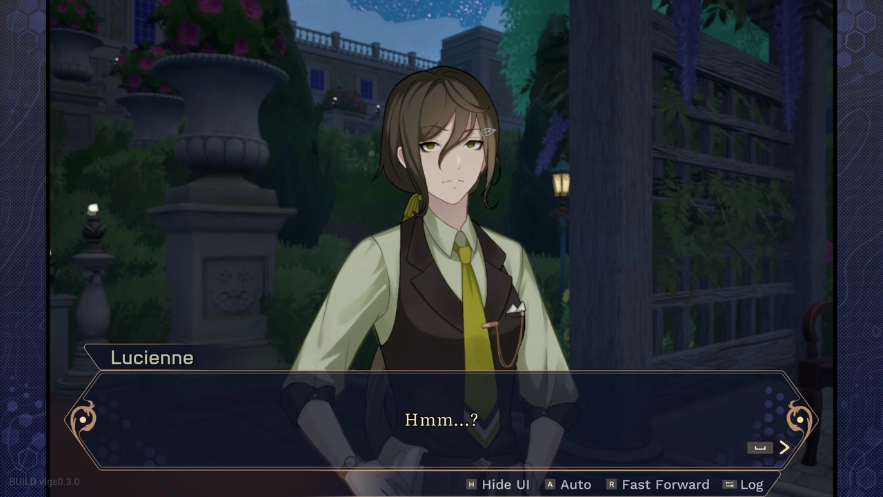 Animated gameplay showing the dual-camera dialogue layouts and transitions in Unmasked Truths