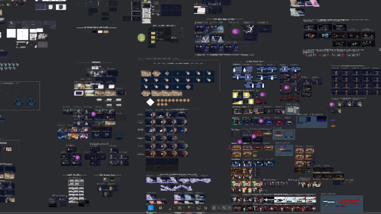 Overview of UI screen designs and iterations for Unmasked Truths